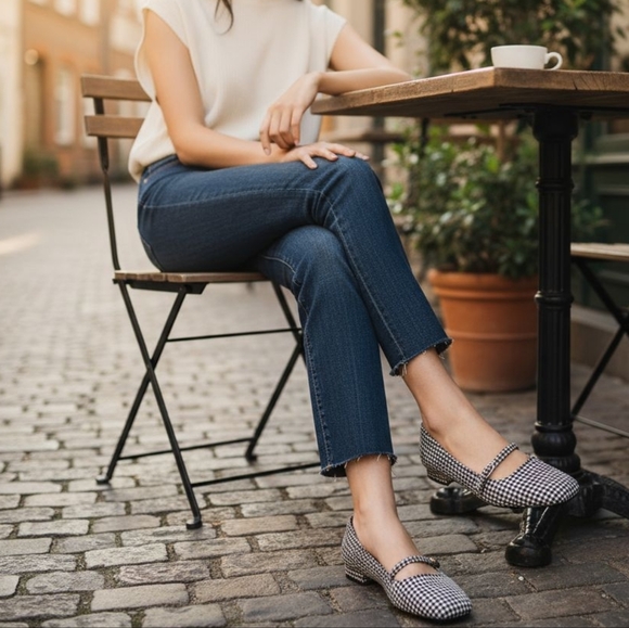 Franco Sarto Loafer Flat Mary Jane's Brown Black Women's Size 8.5 NEW NWT NIB - Picture 3 of 16
